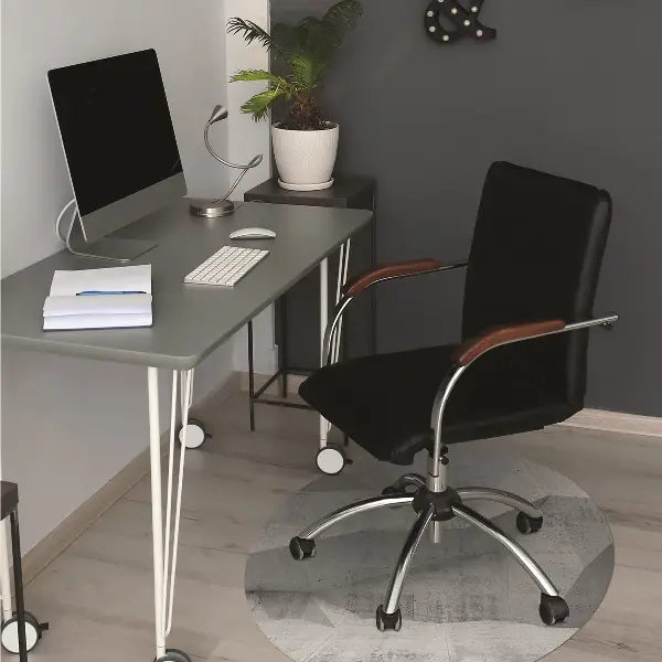 Ochranná podložka pod židli abstrakce beton