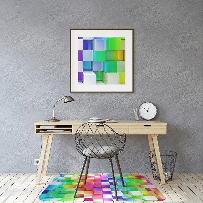 Podložka pod židli barva abstrakce