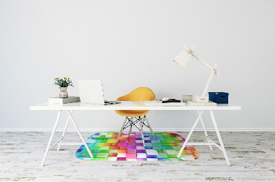 Podložka pod židli barva abstrakce