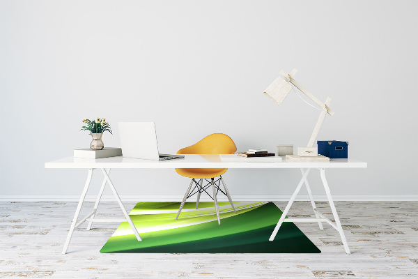 Ochranná podložka pod židli abstrakce green