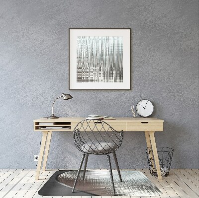 Podložka pod kancelářskou židli abstrakce stříbro