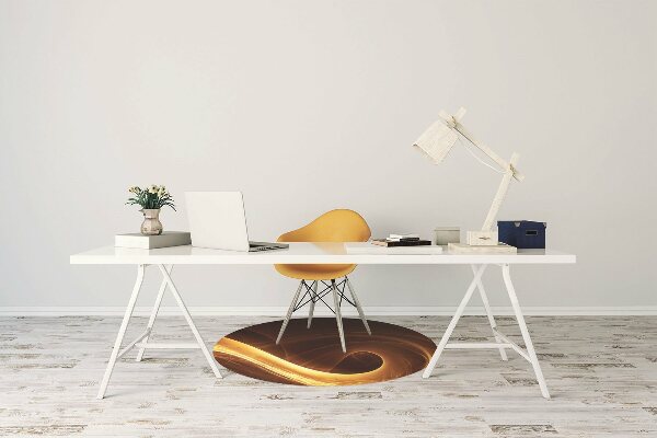 Podložka pod kolečkovou židli zvlněná plamen