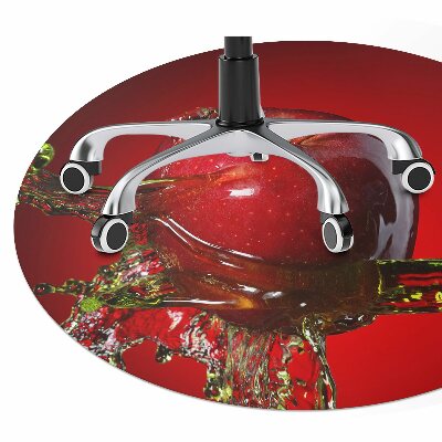 Podložka pod kolečkovou židli červené jablko