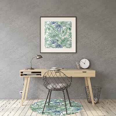Podložka pod kolečkovou židli malované listí