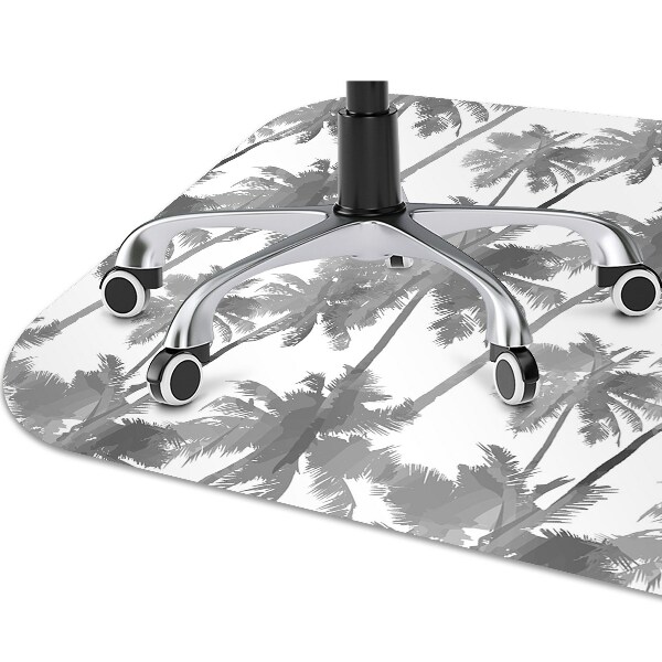 Podložka pod kancelářskou židli šedý palm