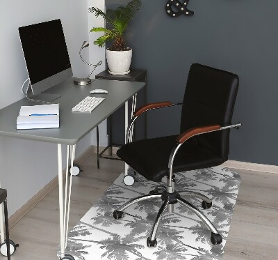 Podložka pod kancelářskou židli šedý palm
