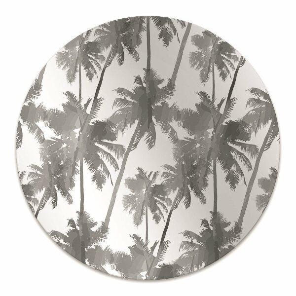 Podložka pod kancelářskou židli šedý palm