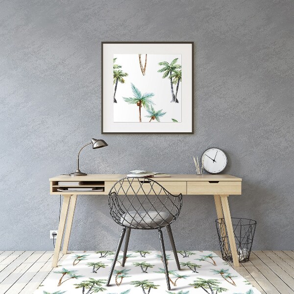 Podložka pod kancelářskou židli palm nástěnná