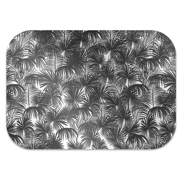 Podložka pod židli černá palm
