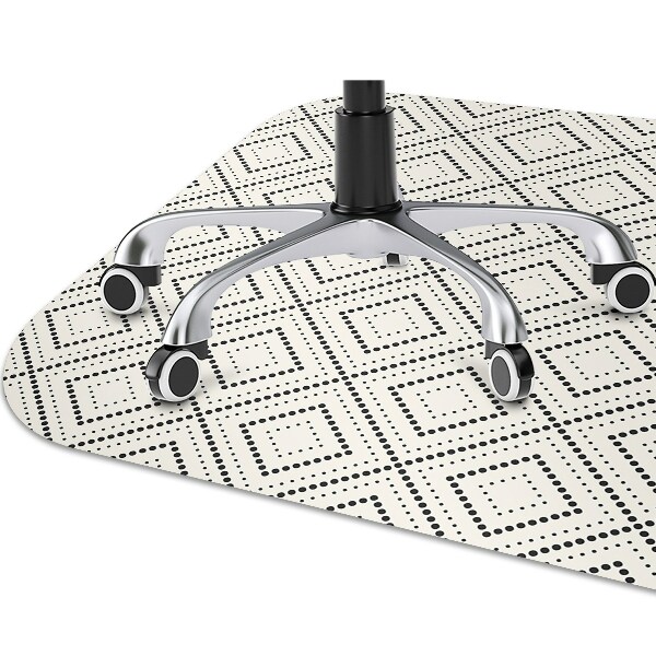 Podložka pod kancelářskou židli geometrický vzor