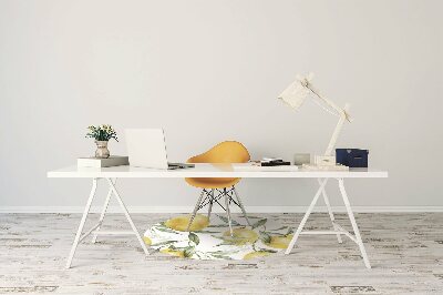Ochranná podložka pod židli malované citron