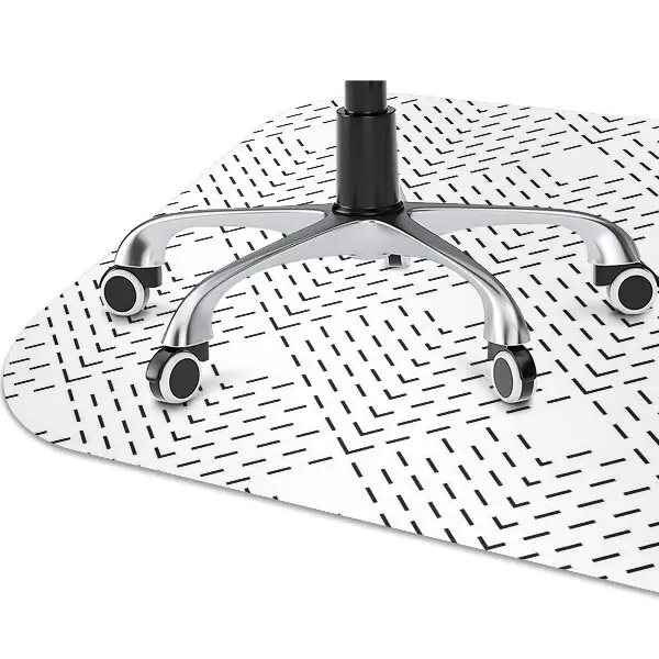 Podložka pod kancelářskou židli geometrický vzor