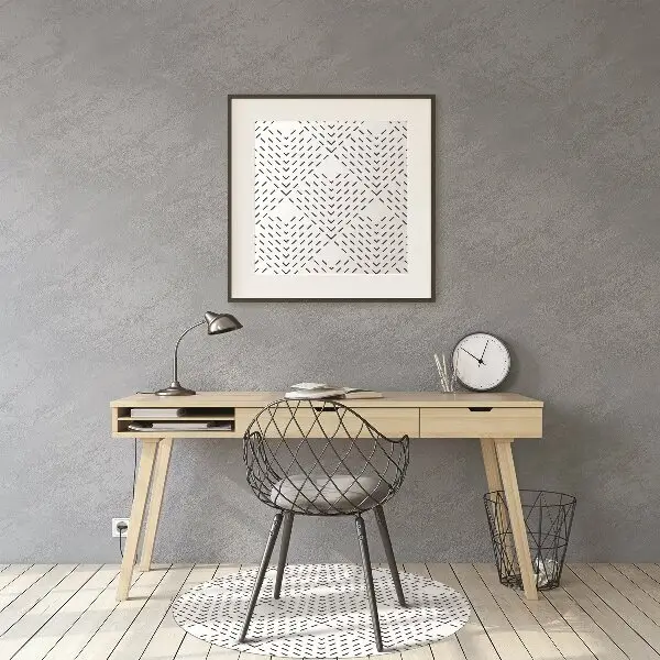 Podložka pod kancelářskou židli geometrický vzor