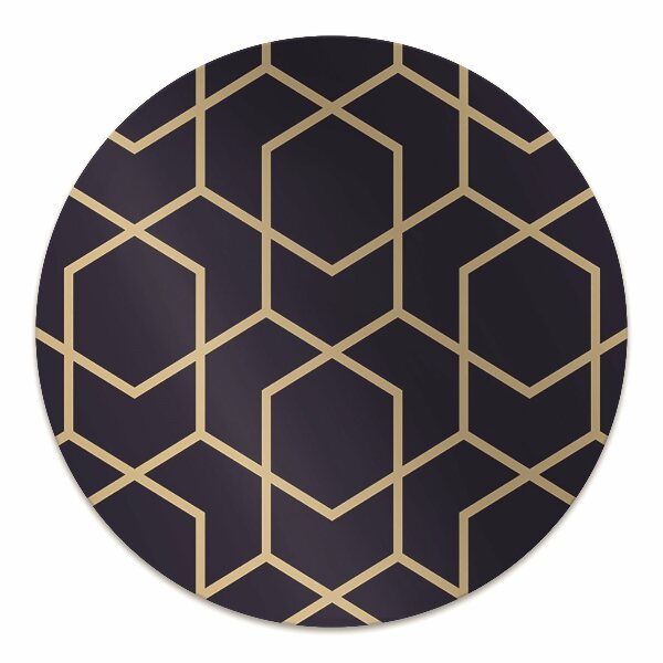 Ochranná podložka pod židli Gold pattern