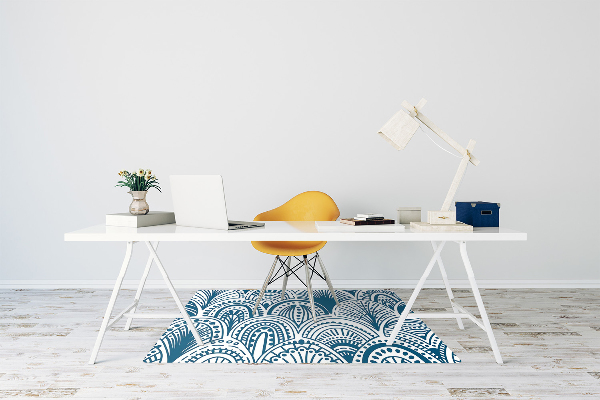 Podložka pod kolečkovou židli abstrakce Boho