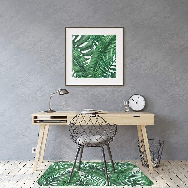 Podložka pod kancelářskou židli Monstera leaf