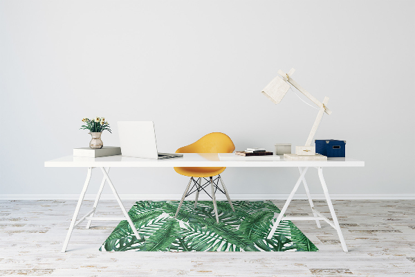 Podložka pod kancelářskou židli Monstera leaf