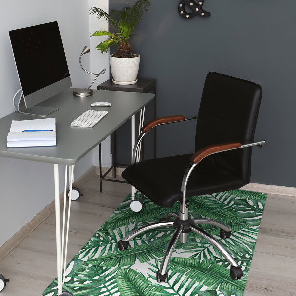 Podložka pod kancelářskou židli Monstera leaf
