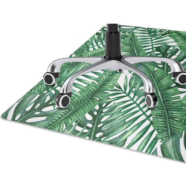 Podložka pod kancelářskou židli Monstera leaf