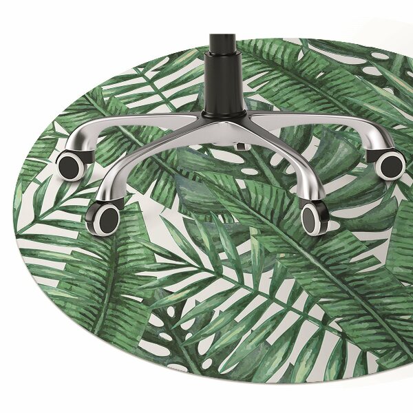 Podložka pod kancelářskou židli Monstera leaf