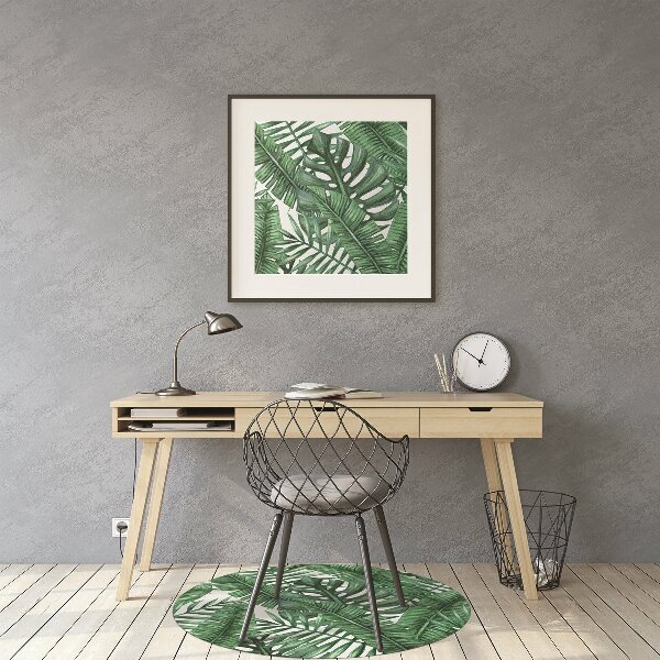 Podložka pod kancelářskou židli Monstera leaf