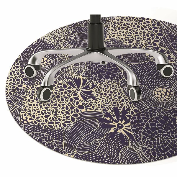 Ochranná podložka pod židli blue pattern