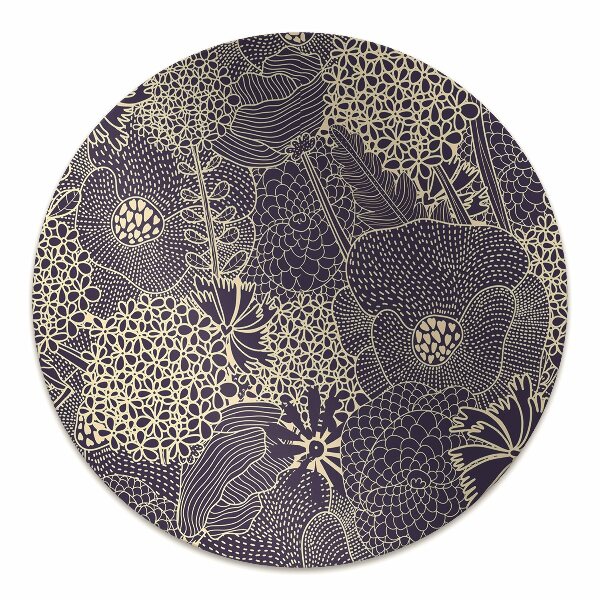 Ochranná podložka pod židli blue pattern