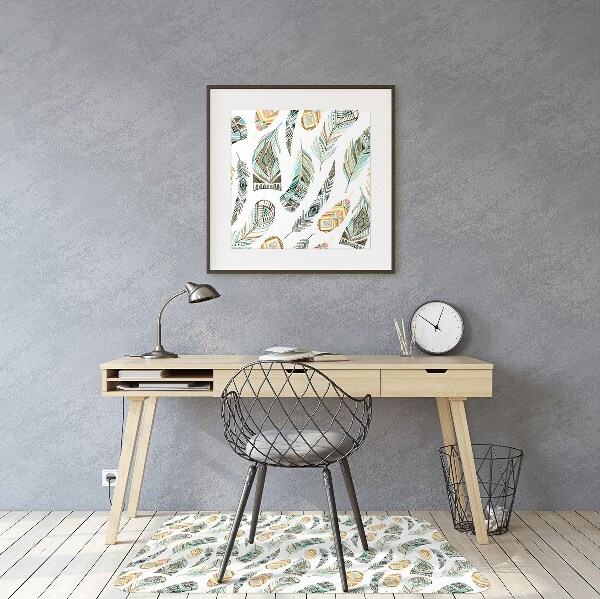 Podložka pod kancelářskou židli etnické pattern