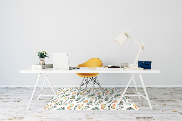 Podložka pod kancelářskou židli etnické pattern