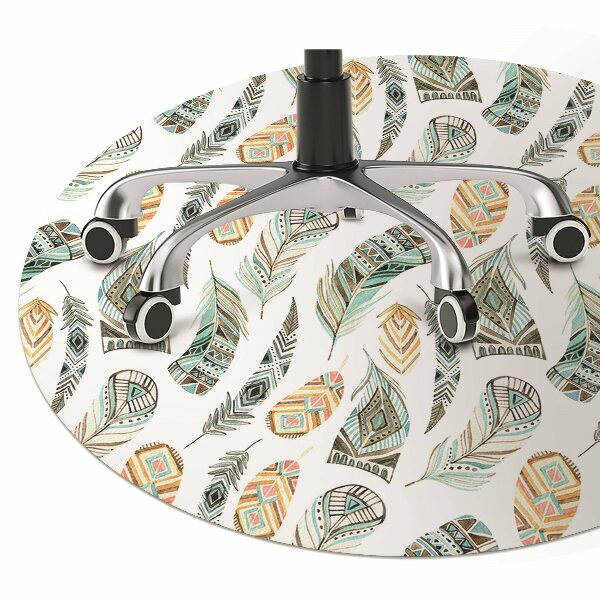Podložka pod kancelářskou židli etnické pattern
