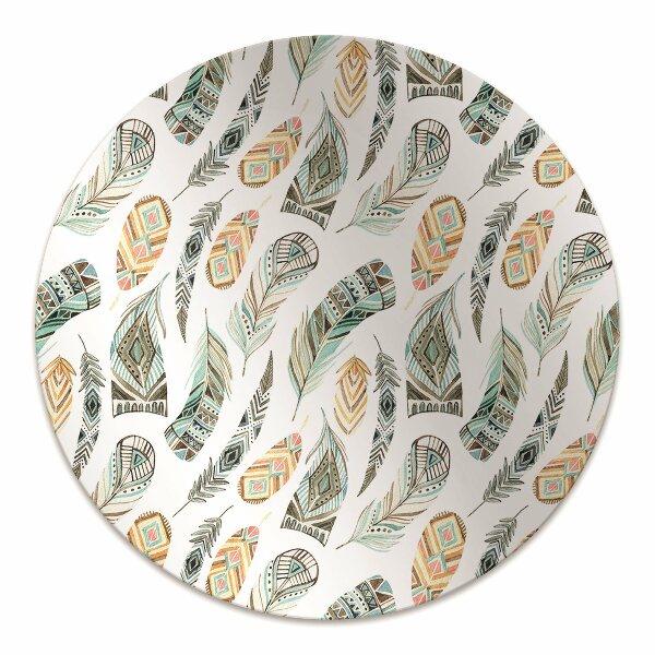 Podložka pod kancelářskou židli etnické pattern