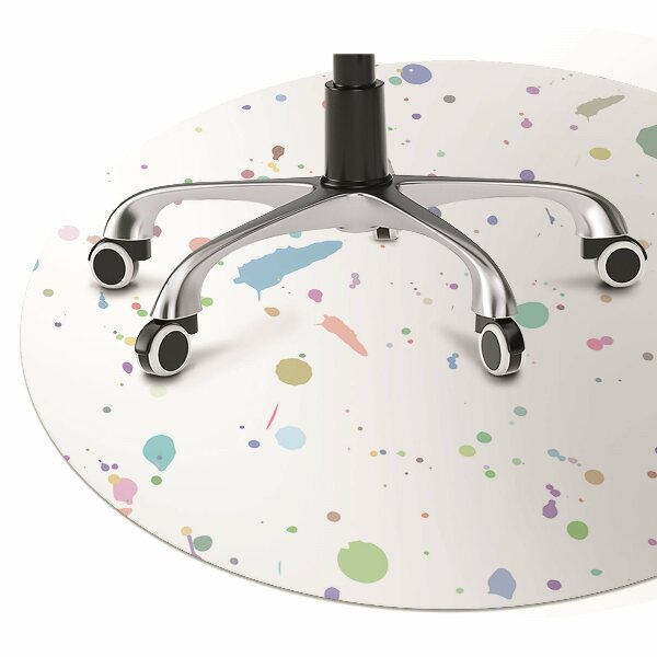 Podložka pod kancelářskou židli paint skvrna