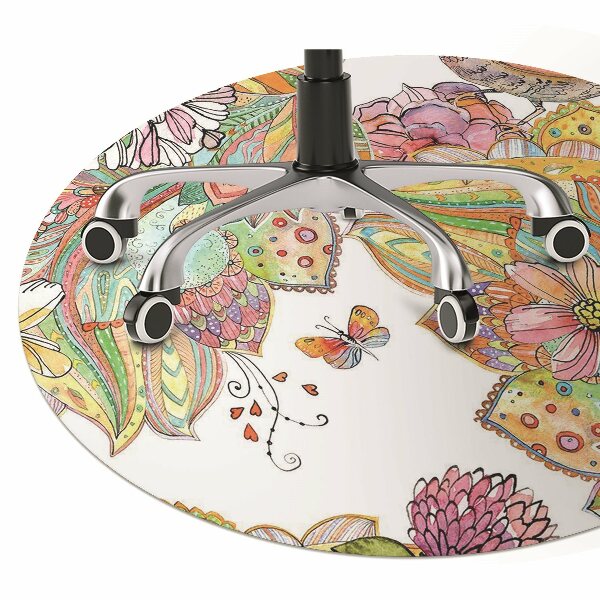 Podložka pod židli mandala pattern