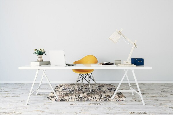 Ochranná podložka pod židli Boho styl dlaždice