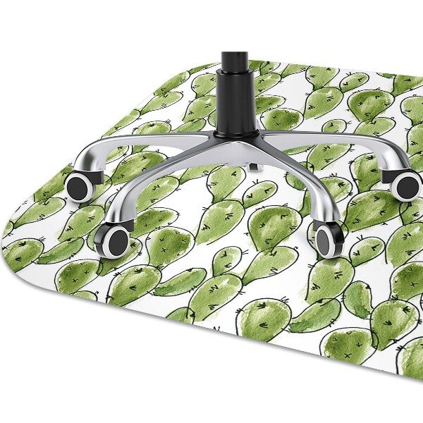 Podložka pod kancelářskou židli kaktus Boho
