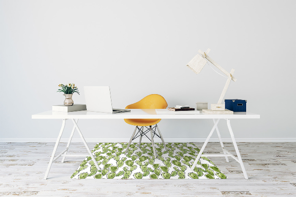 Podložka pod kancelářskou židli kaktus Boho