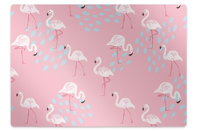 Podložka pod kolečkovou židli Flamingos