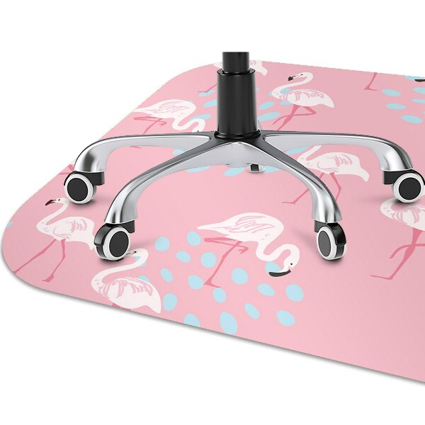Podložka pod kolečkovou židli Flamingos