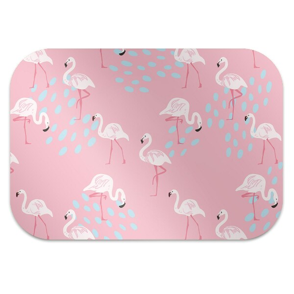 Podložka pod kolečkovou židli Flamingos