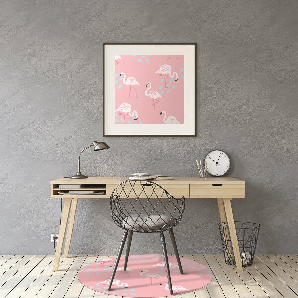 Podložka pod kolečkovou židli Flamingos