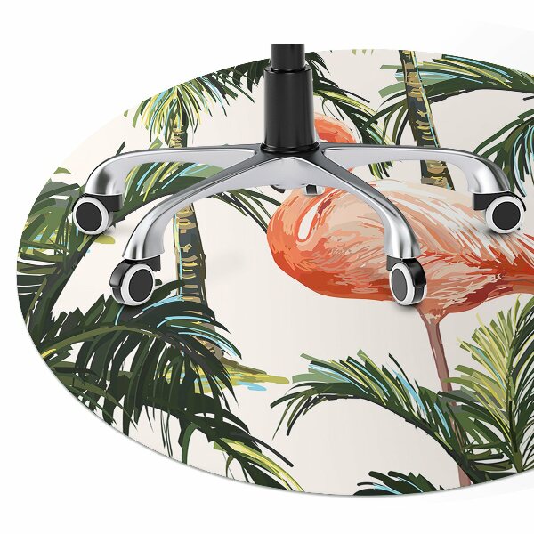 Podložka pod kolečkovou židli Flamingos