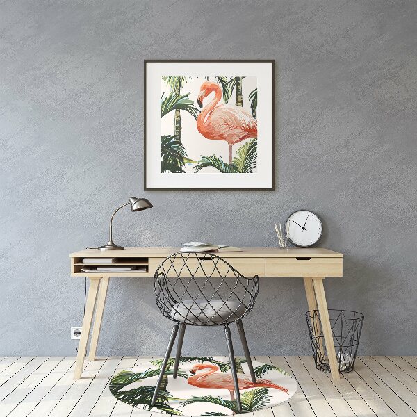 Podložka pod kolečkovou židli Flamingos