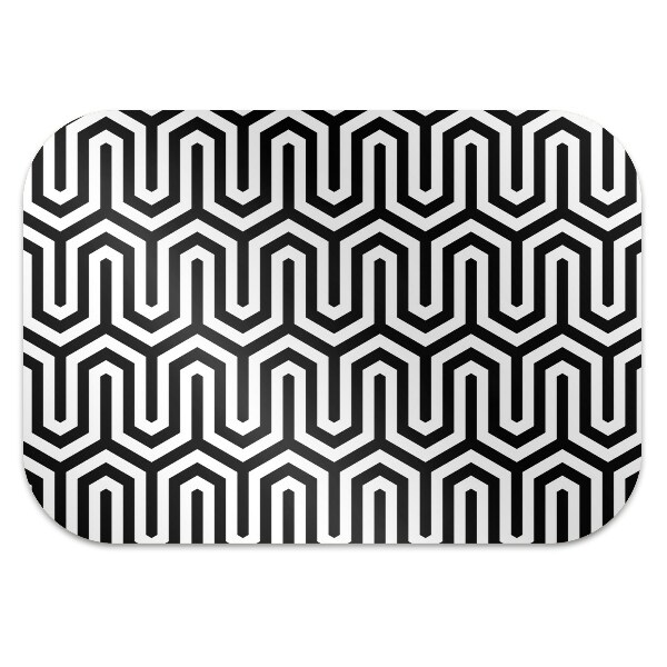 Podložka pod kancelářskou židli geometrický vzor