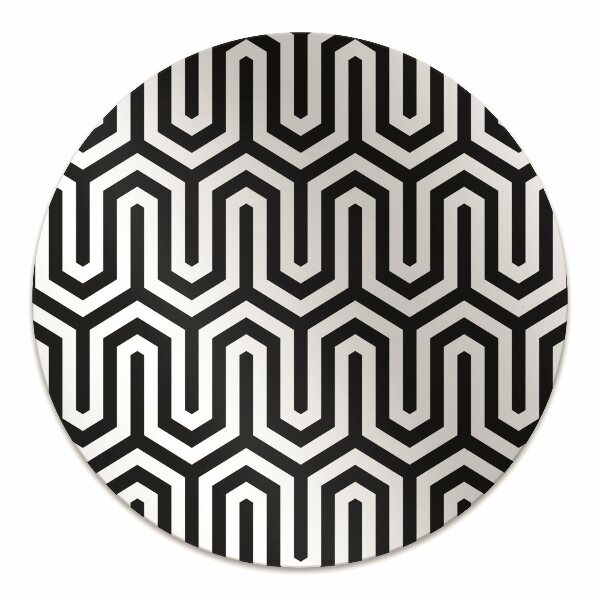 Podložka pod kancelářskou židli geometrický vzor