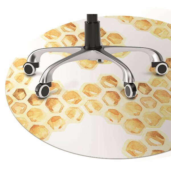 Podložka pod kancelářskou židli voštiny
