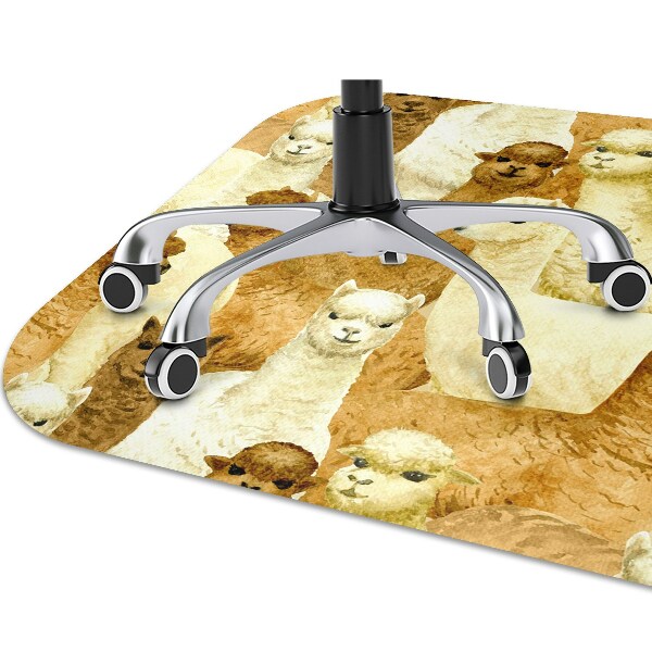 Podložka pod kolečkovou židli alpaky