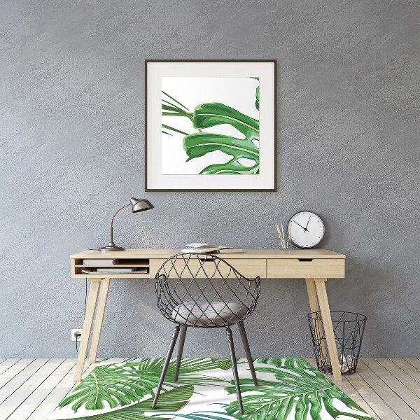 Podložka pod kolečkovou židli Monstera
