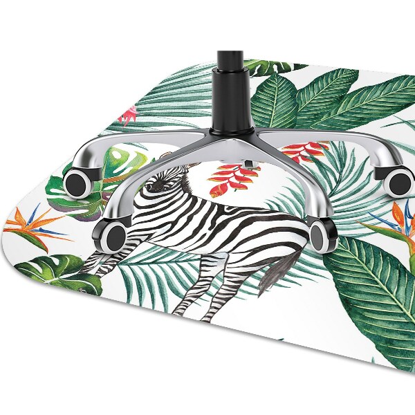 Podložka pod kolečkovou židli Flaming a zebra