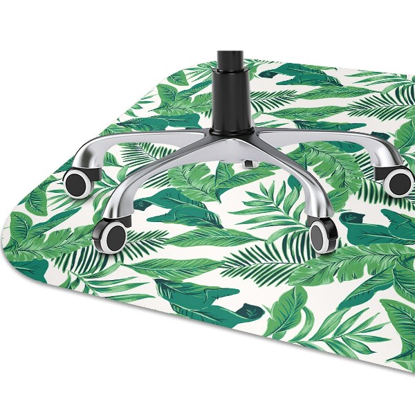 Podložka pod kolečkovou židli tropical leaf