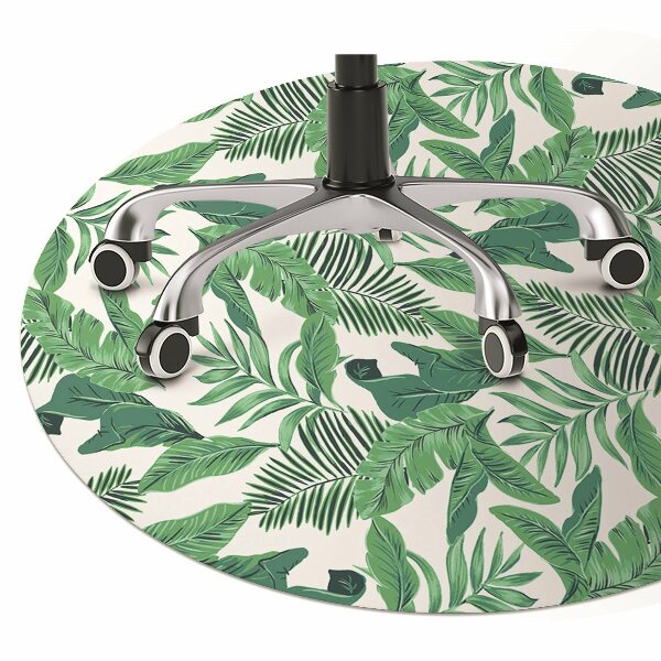 Podložka pod kolečkovou židli tropical leaf